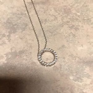 925 sterling and CZ necklace/pendant